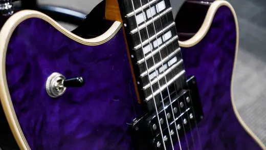Store Special Product - EVH - SA-126 Special Quilted Maple Electric Guitar - Transparent Purple